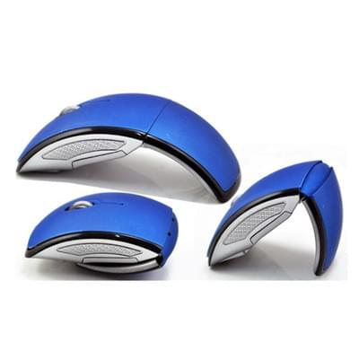 Foldable Arc Wireless Mouse|2.4G & Bluetooth Portable Travel Mouse
