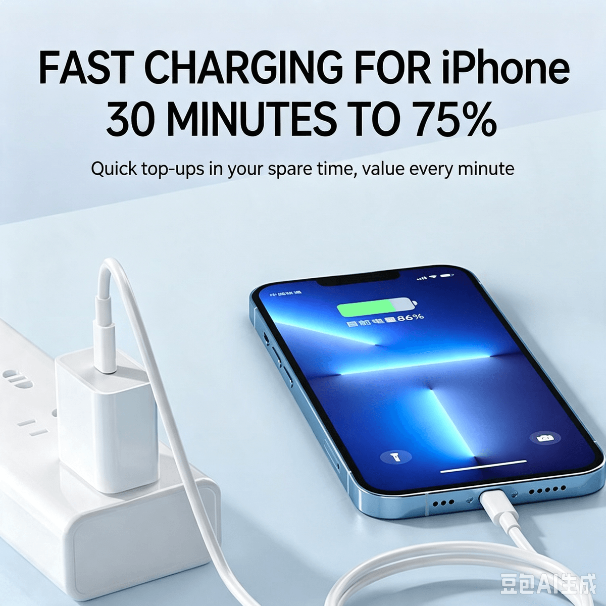 Suitable for Apple 15/16 Pro original fast‑charging charger and data cable for Apple devices