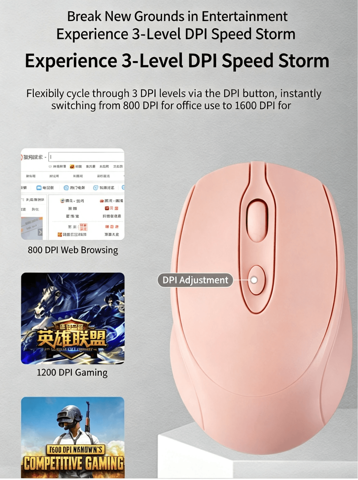 Pastel Dual Mode Wireless Silent Mouse | Bluetooth & 2.4G