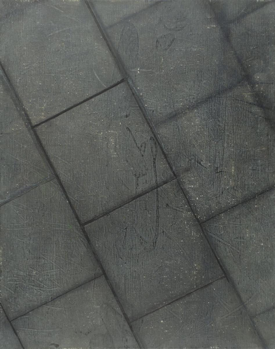 Harm van den Berg - schilderij - painting - The Green Hotel - Bed, 2015, oil / acrylic on canvas, 50 x 40 cm Harm van den Berg - schilderij - painting - The Green Hotel - Bed, 2015, oil / acrylic on canvas, 50 x 40 cm