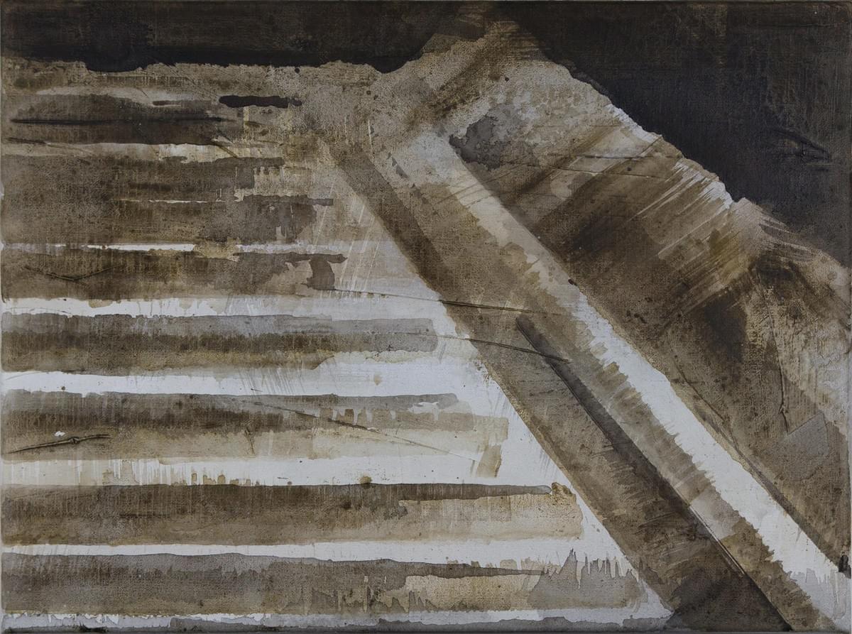 Harm van den Berg - schilderij - painting - The Green Hotel - Descend, 2015, oil / acrylic on canvas, 30 x 40 cm Harm van den Berg - schilderij - painting - The Green Hotel - Descend, 2015, oil / acrylic on canvas, 30 x 40 cm