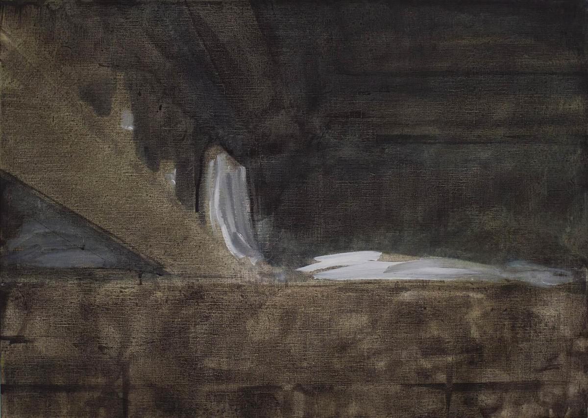 Harm van den Berg - schilderij - painting - The Green Hotel - Under, 2014, oil / acrylic on canvas, 50 x 70 cm Harm van den Berg - schilderij - painting - The Green Hotel - Under, 2014, oil / acrylic on canvas, 50 x 70 cm