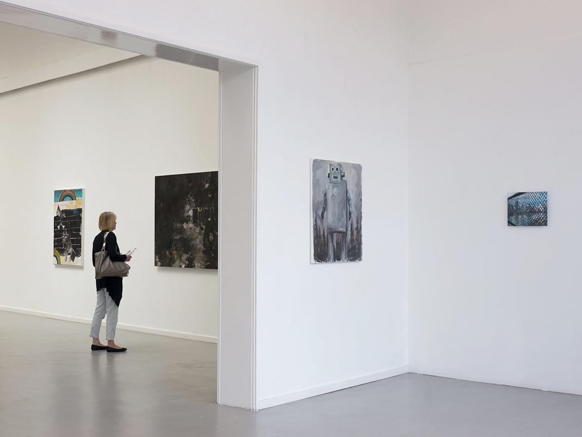 Painting - schilderij - Harm van den Berg - Installation view: Backyard Painting - schilderij - Harm van den Berg - Installation view: Backyard