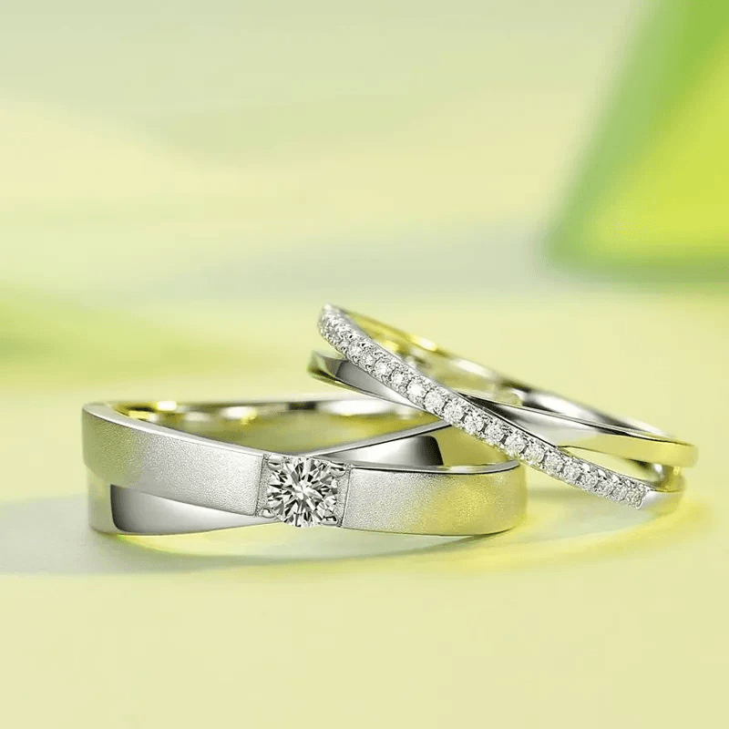 Matching Rings for Couples - Promise Rings Matching Rings for Couples - Promise Rings