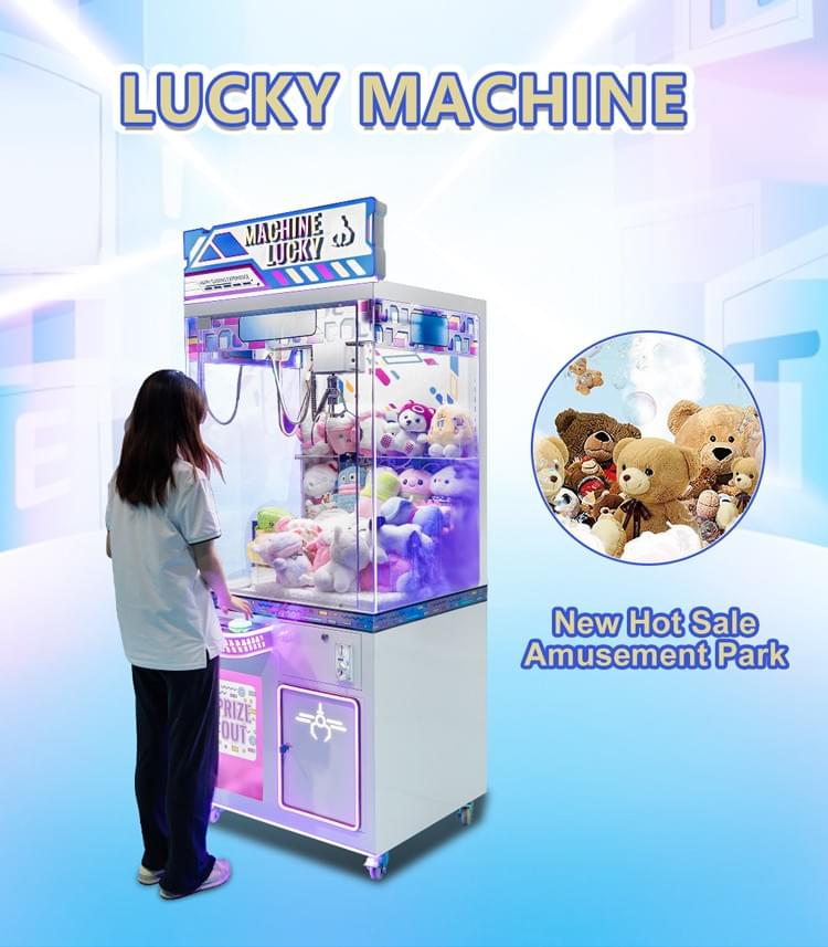 Shopping Mall Coin Operated Plush Toy Claw Machine