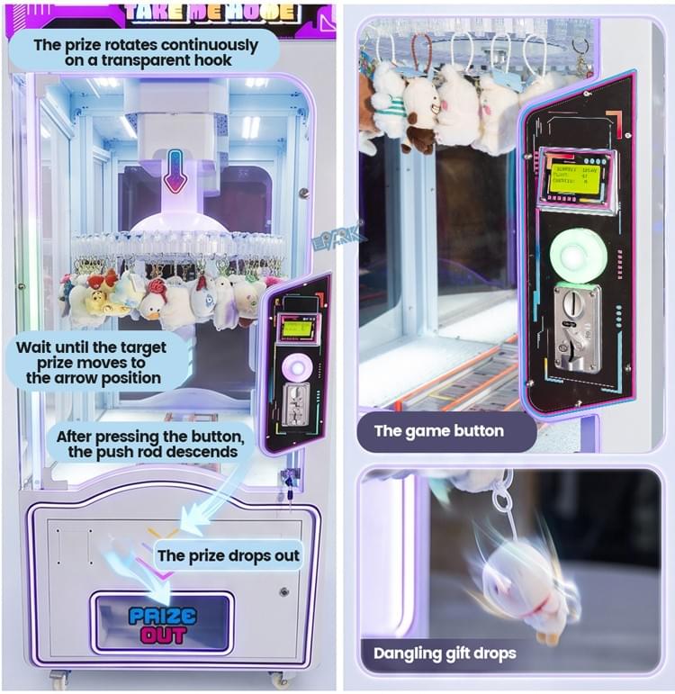 Clip Prize Machine for Arcade Gift Game and Shopping Mall