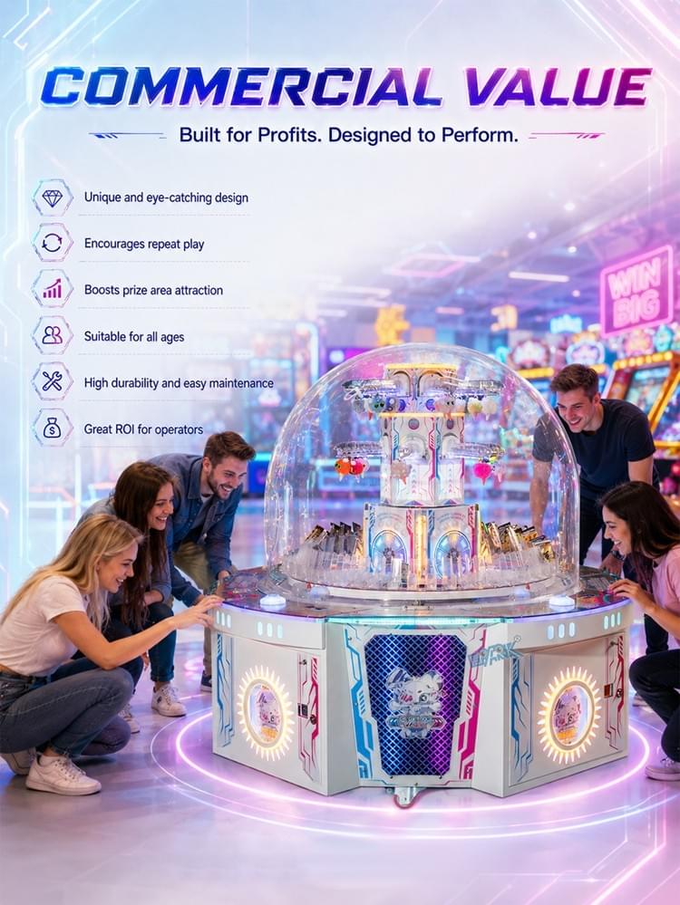 Multi Player Gift Prize Game Machine for Arcade and Game Center Product Parameters