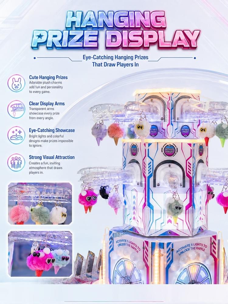 Multi Player Gift Prize Game Machine for Arcade and Game Center Product Parameters