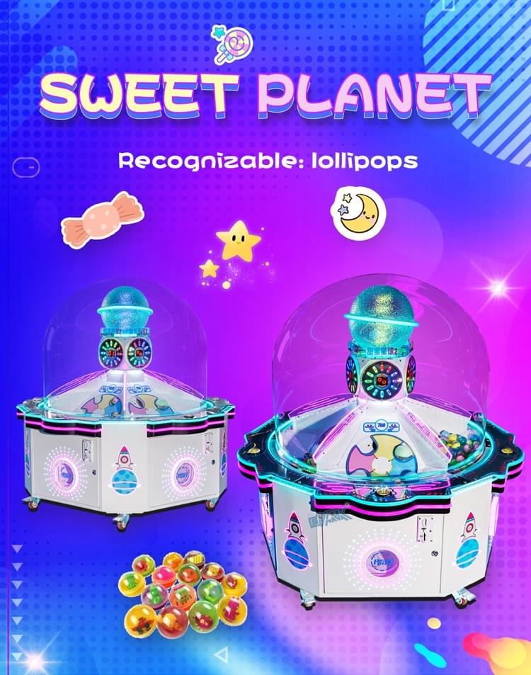 Multi Player Prize Arcade Machine for Family Entertainment Center