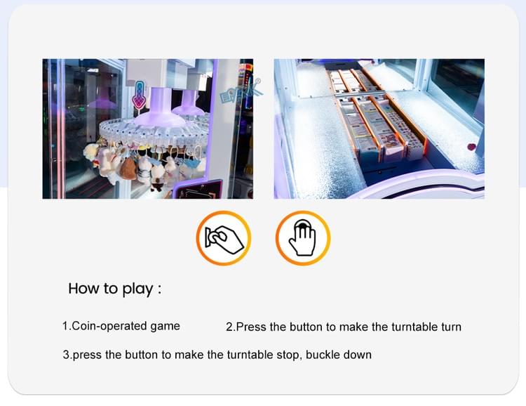 Clip Prize Machine for Arcade Gift Game and Shopping Mall