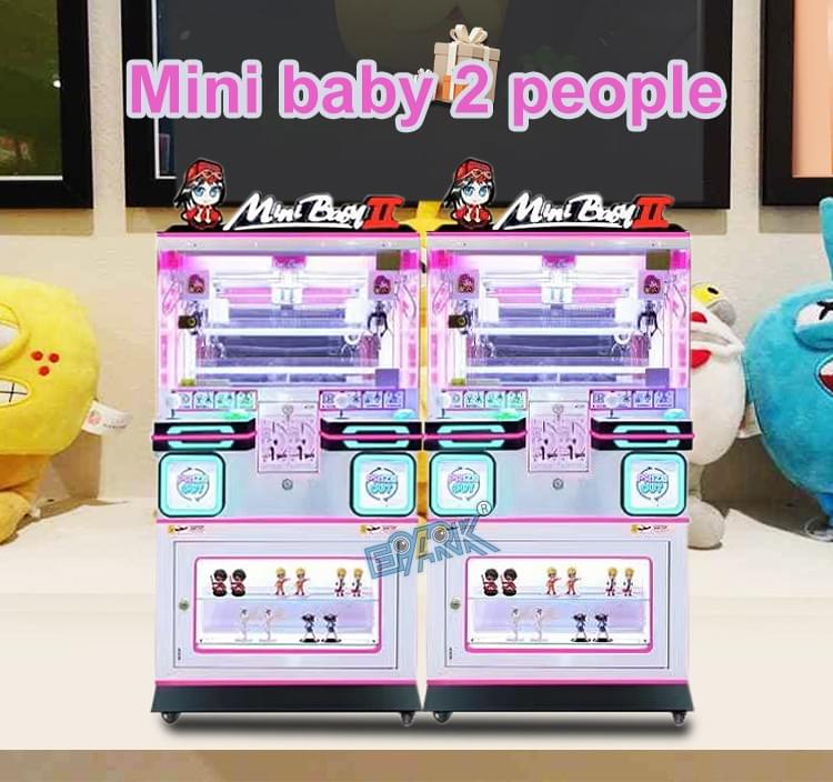 Mini Baby 2 Player Claw Machine for Arcade and Shopping Mall