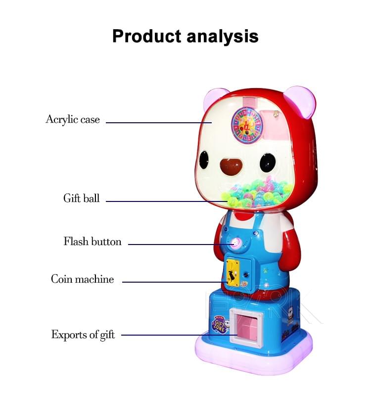Candy Gift Prize Machine for Kids Arcade and Shopping Mall