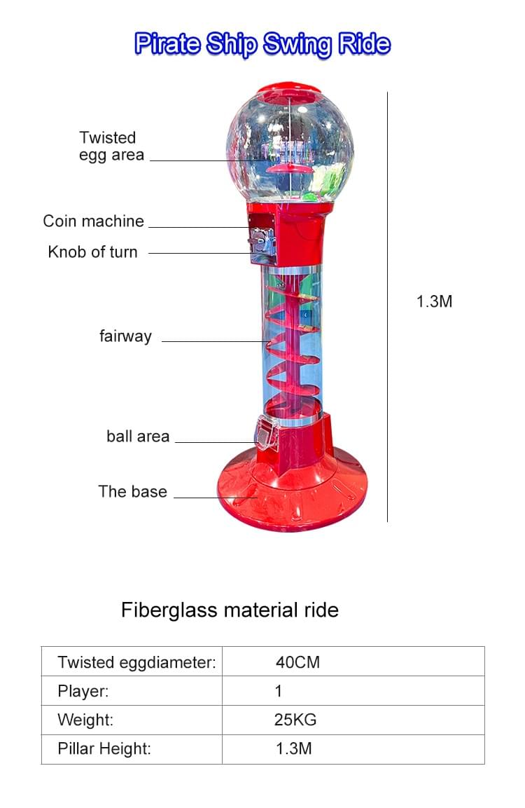 Capsule Toy Vending Machine for Arcade and Shopping Mall