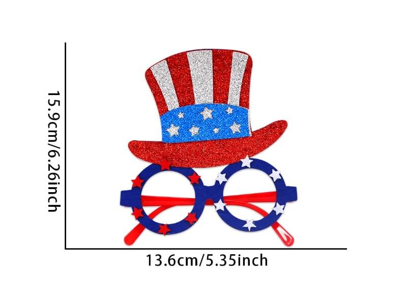 New Independence Day Star Shaped Glasses American National Day Party Decorations