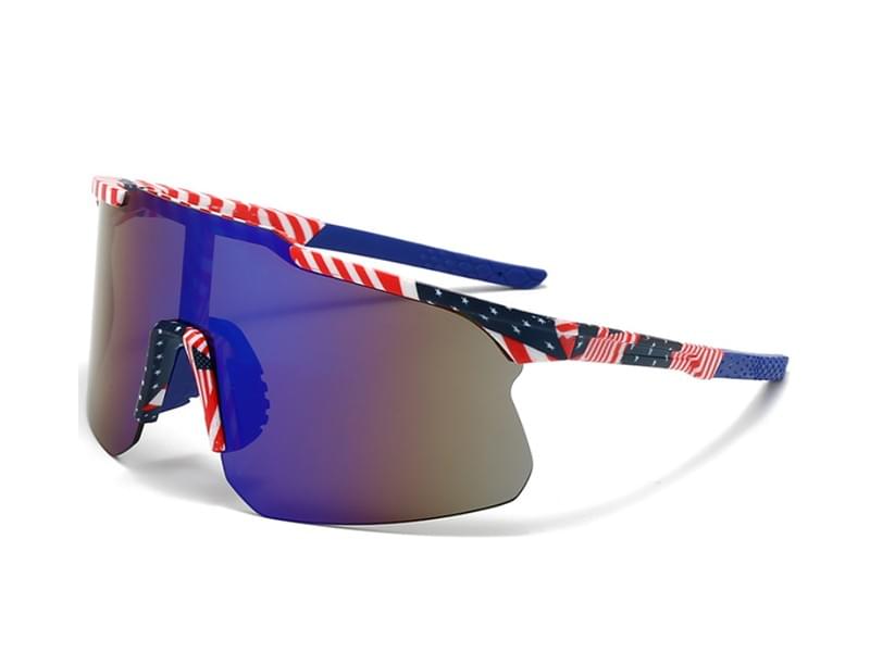 American Flag Independence Day Glasses Half-rimmed Outdoor Sports Sunglasses