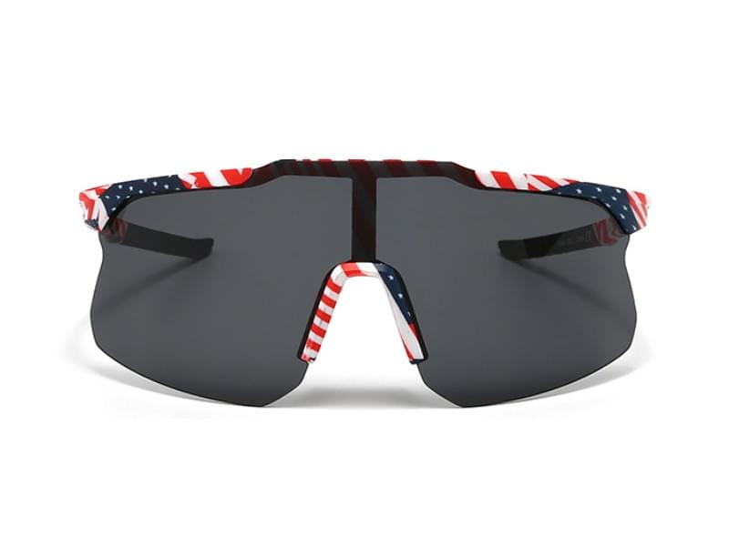 American Flag Independence Day Glasses Half-rimmed Outdoor Sports Sunglasses