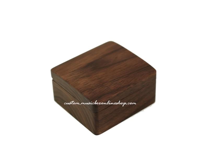 18 Note Walnut Wood Music Box Gift Custom Melody