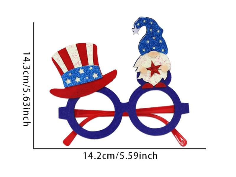 New Independence Day Star Shaped Glasses American National Day Party Decorations