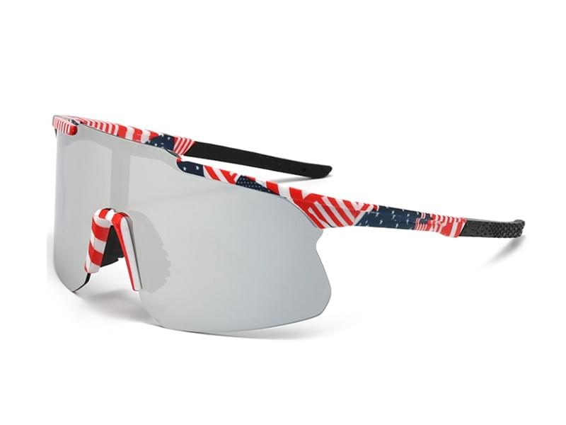 American Flag Independence Day Glasses Half-rimmed Outdoor Sports Sunglasses