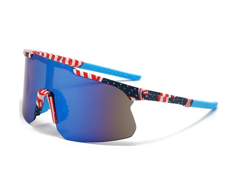 American Flag Independence Day Glasses Half-rimmed Outdoor Sports Sunglasses