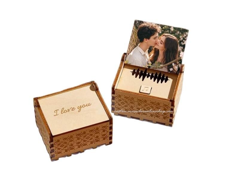 Custom Photo Digital Music Box Engraving Music Box