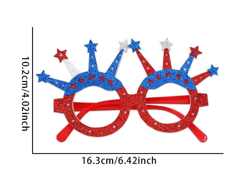 New Independence Day Star Shaped Glasses American National Day Party Decorations