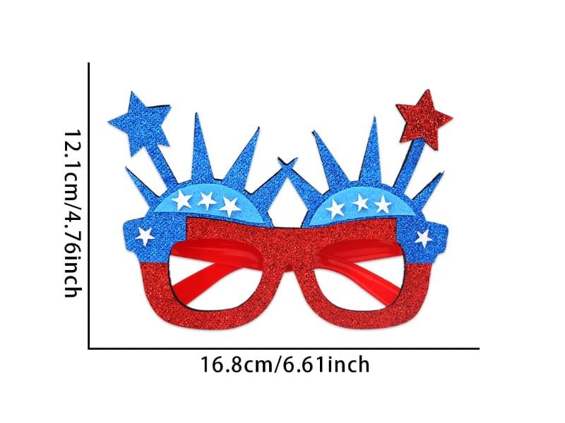 New Independence Day Star Shaped Glasses American National Day Party Decorations