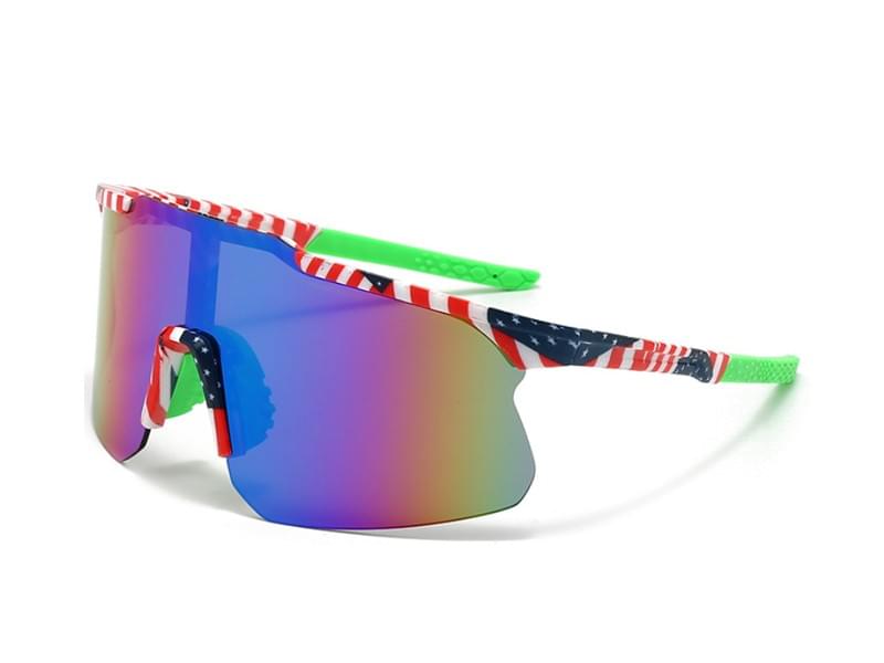 American Flag Independence Day Glasses Half-rimmed Outdoor Sports Sunglasses