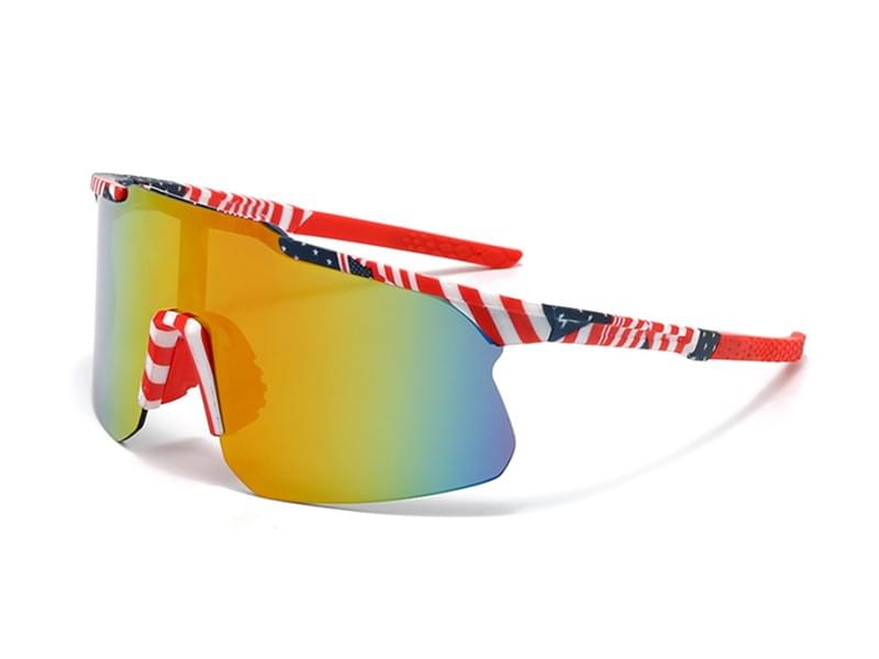 American Flag Independence Day Glasses Half-rimmed Outdoor Sports Sunglasses