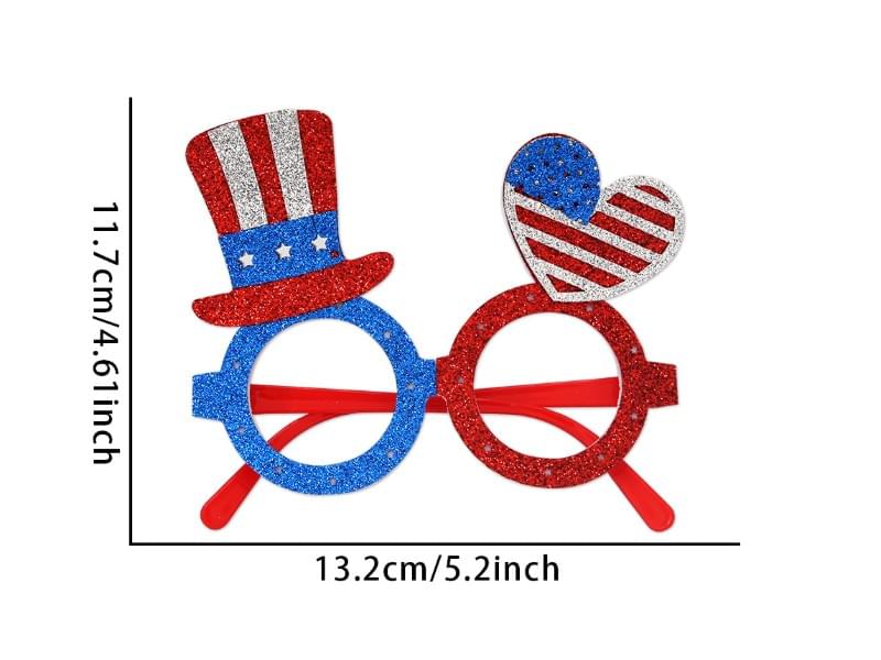 New Independence Day Star Shaped Glasses American National Day Party Decorations