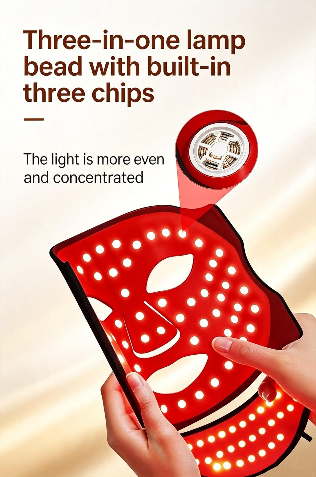 7 Colors Flexible Silicone LED Facial Mask Home Use Red Blue Light PDT Photon Therapy Beauty Mask Sk
