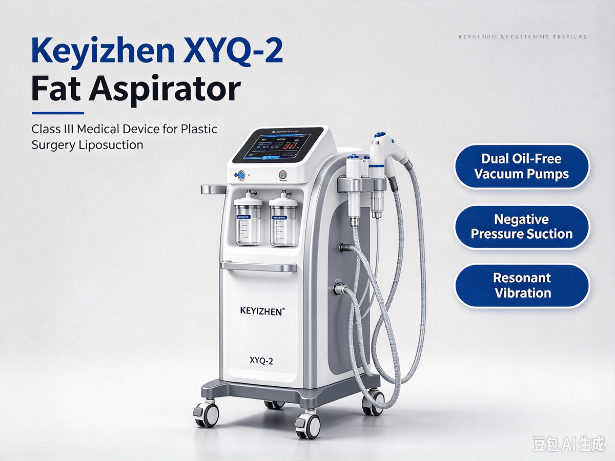Keyizhen XYQ‑2 Fat Aspirator is a Class III medical device designed for cosmetic plastic surgery