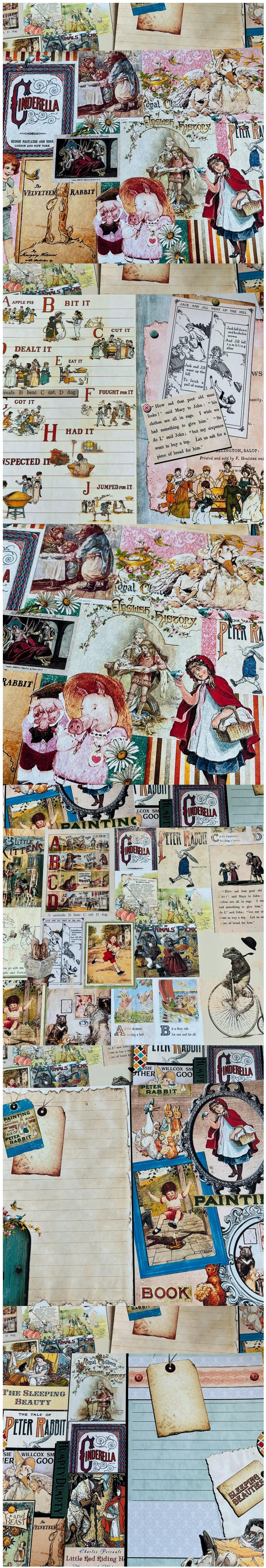 Retro Fairytale Little Red Riding Hood (24-23)