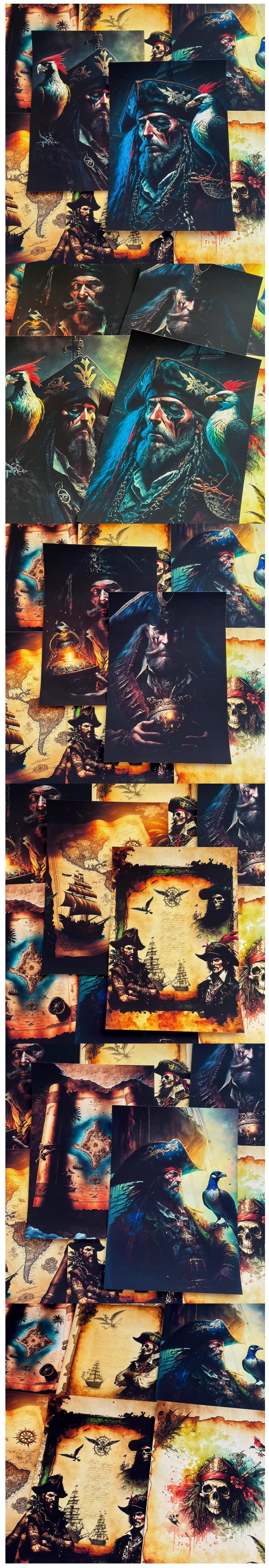 Viking Pirates & Dark Captain Skull Ephemera (21-6)