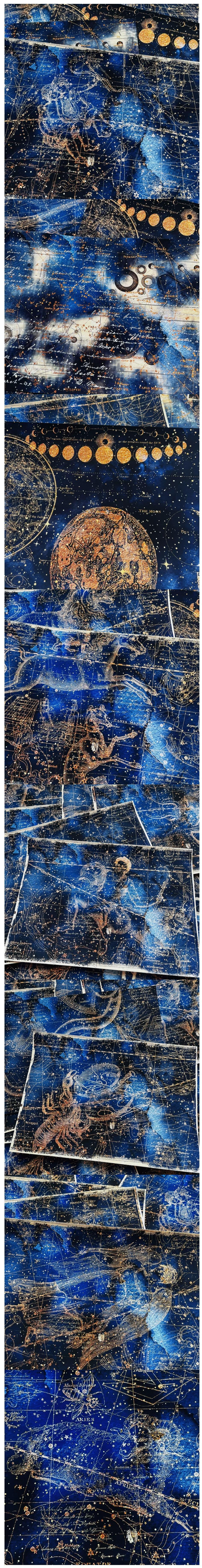 Vintage Astronomy & Cosmic Magic Starry Skies (12-27)