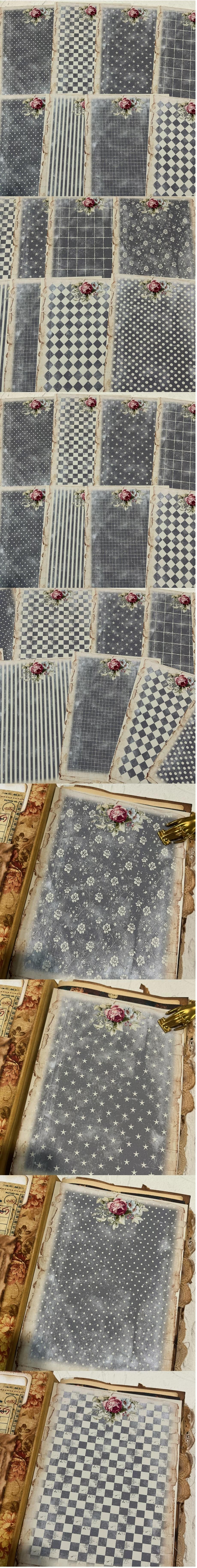 Vintage European Plaid & Cottagecore Florals (25-22)