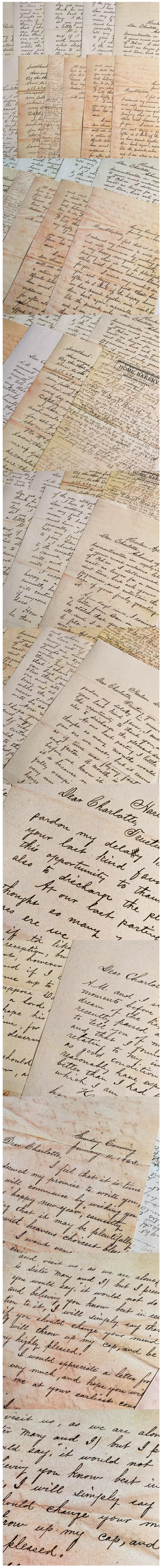 Vintage English Script Notes & Laser-Printed Journals (5-22)