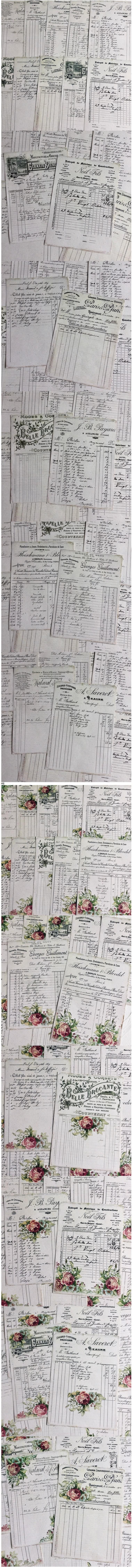 Retro English Bills & Newsprint Backgrounds (23-19)