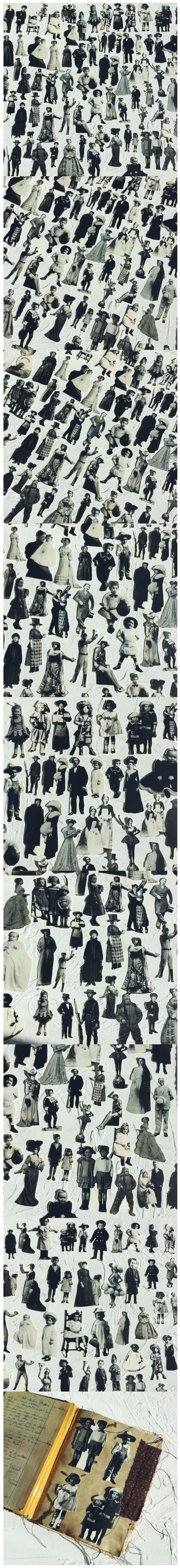 Vintage Grotesque & Eccentric Paper Doll Stickers (1-5)