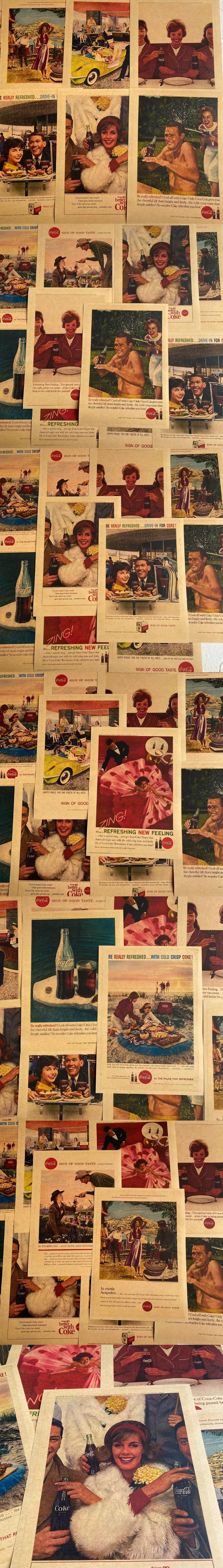 Antique Coca-Cola Kraft Advertisements (15-4)