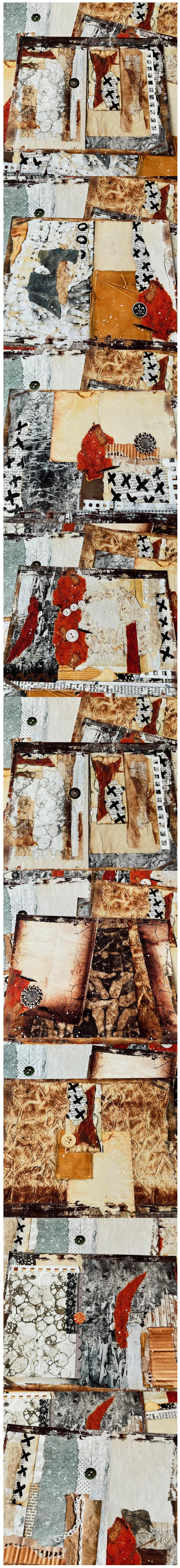 Aged Autumn Brown Texture Paper Pack (22-42)