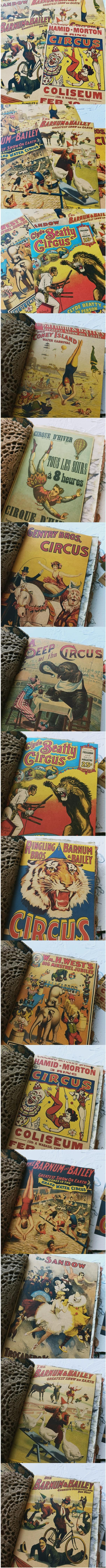 Vintage Coliseum Circus & Retro Clown Posters (29-6)