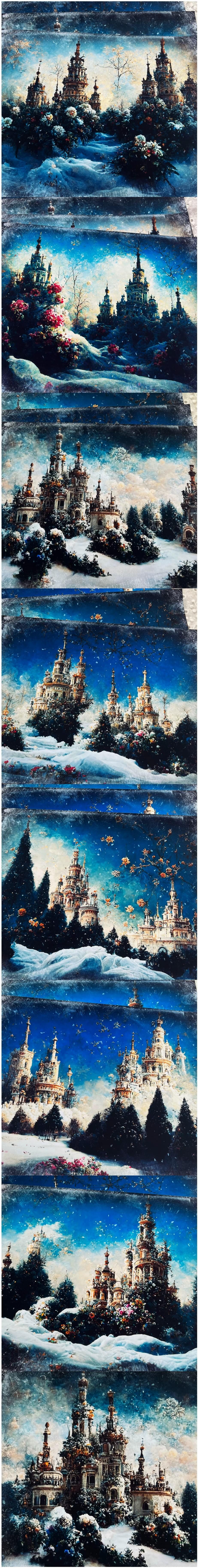 Winter Ice Castle & Fairy Tale Scenery (31-12)