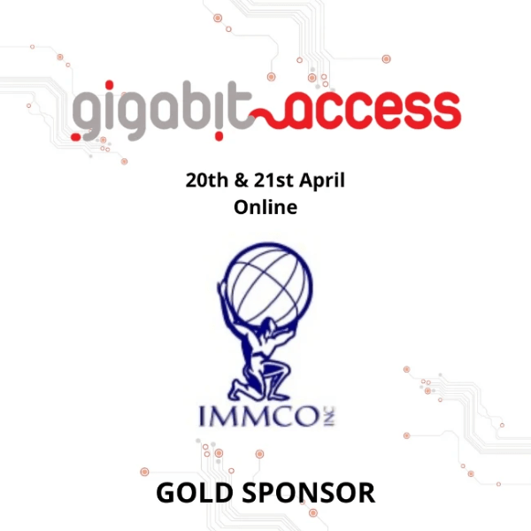 IMMCO Inc, Gold Sponsor at Telecommunications Event, Gigabit Access 2021 IMMCO Inc, Gold Sponsor at Telecommunications Event, Gigabit Access 2021