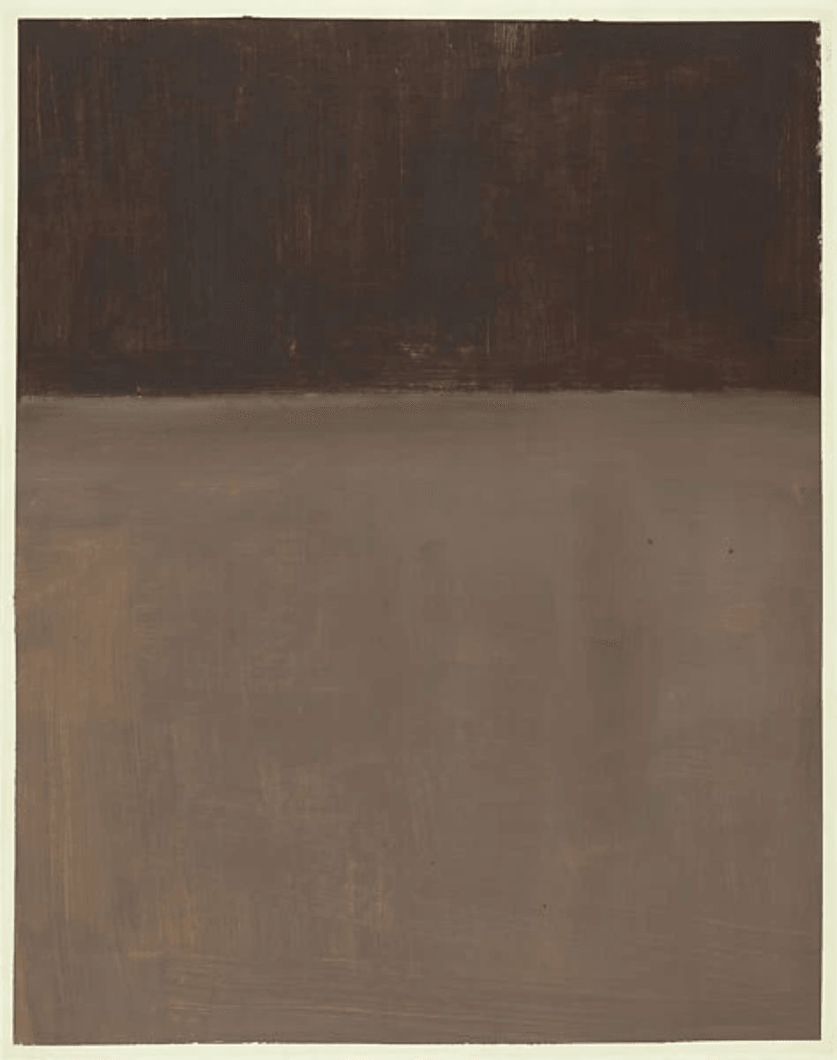 Untitled, Brown and Gray, 1969 Untitled, Brown and Gray, 1969