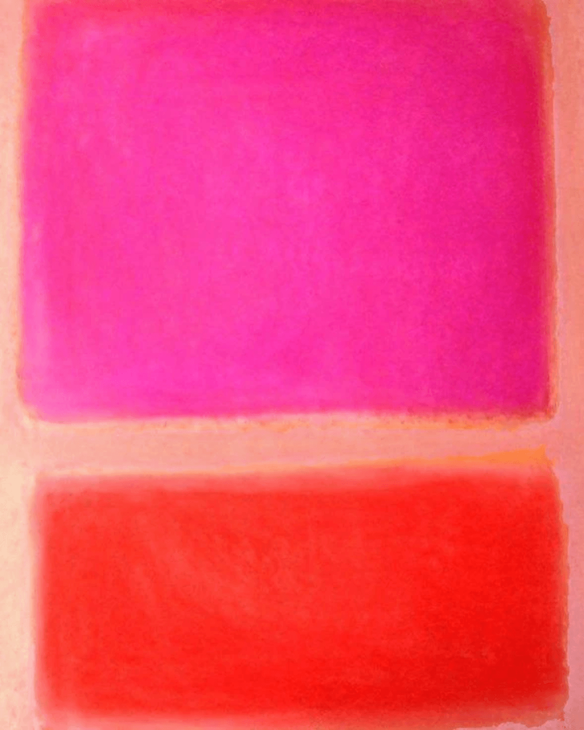 Untitled, Pink, Red on Orange Untitled, Pink, Red on Orange