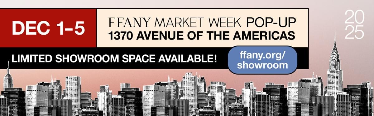 FFANY Market Week Pop Up popup showroom space contact info december 2025 FFANY Market Week Pop Up popup showroom space contact info december 2025