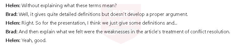 What TWO things do Brad and Helen agree to say about listening in groups?: Đề thi IELTS LISTENING (actual test) What TWO things do Brad and Helen agree to say about listening in groups?: Đề thi IELTS LISTENING (actual test)