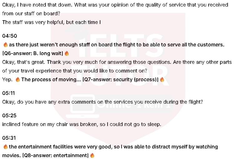 Complaint to the airport: Đề thi IELTS LISTENING (actual test) Complaint to the airport: Đề thi IELTS LISTENING (actual test)