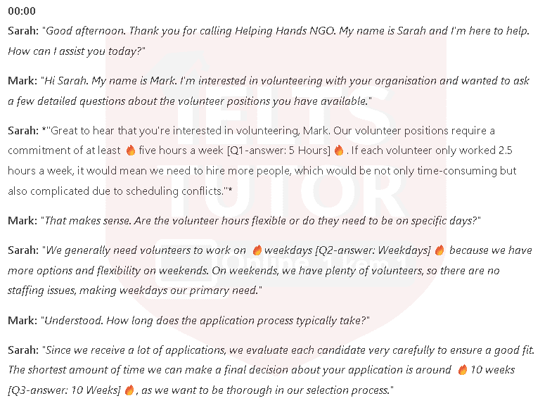 Helping Hands NGO: Đề thi IELTS LISTENING (practice test) Helping Hands NGO: Đề thi IELTS LISTENING (practice test)